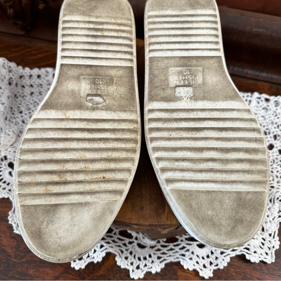 ⭐️⭐️ Eileen Fisher Rust and White Pep Slip-On mesh casual shoes Sneakers sz 10 - Picture 8 of 8